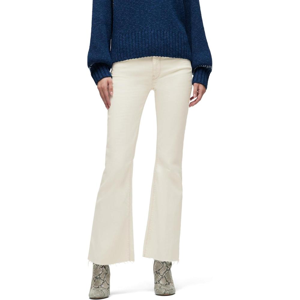 imageHudson Womens Nico MidRise Bootcut Barefoot JeanEcru