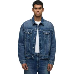 HUDSON Mens Denim Trucker Jacket(Vintage Stone)