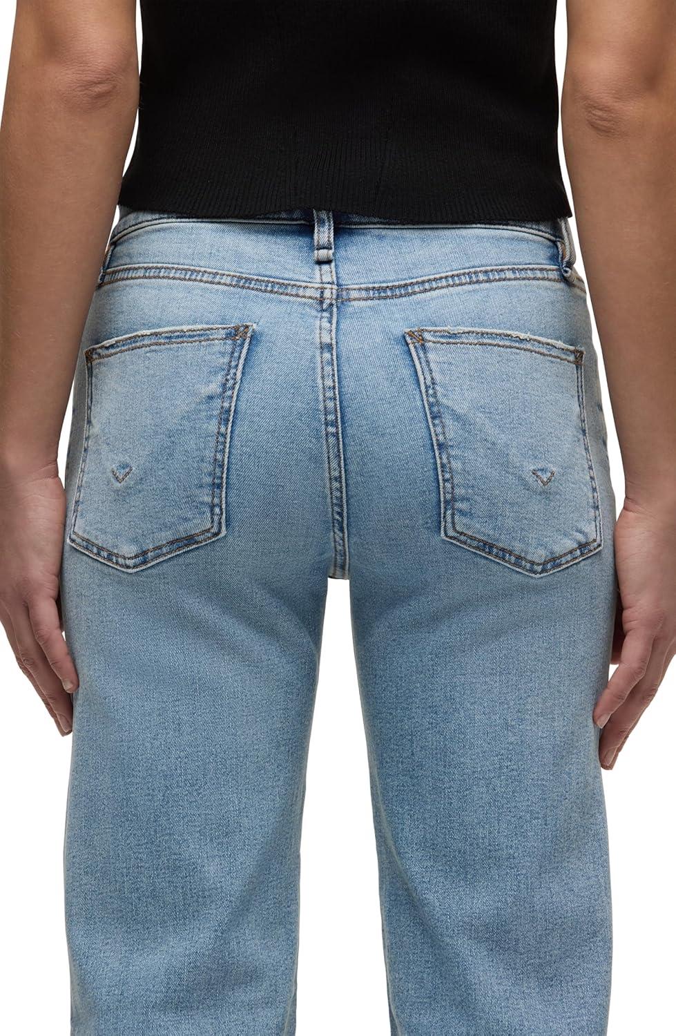 imageHUDSON Womens Rosie Petite High Rise Wide Leg JeanNew Oak