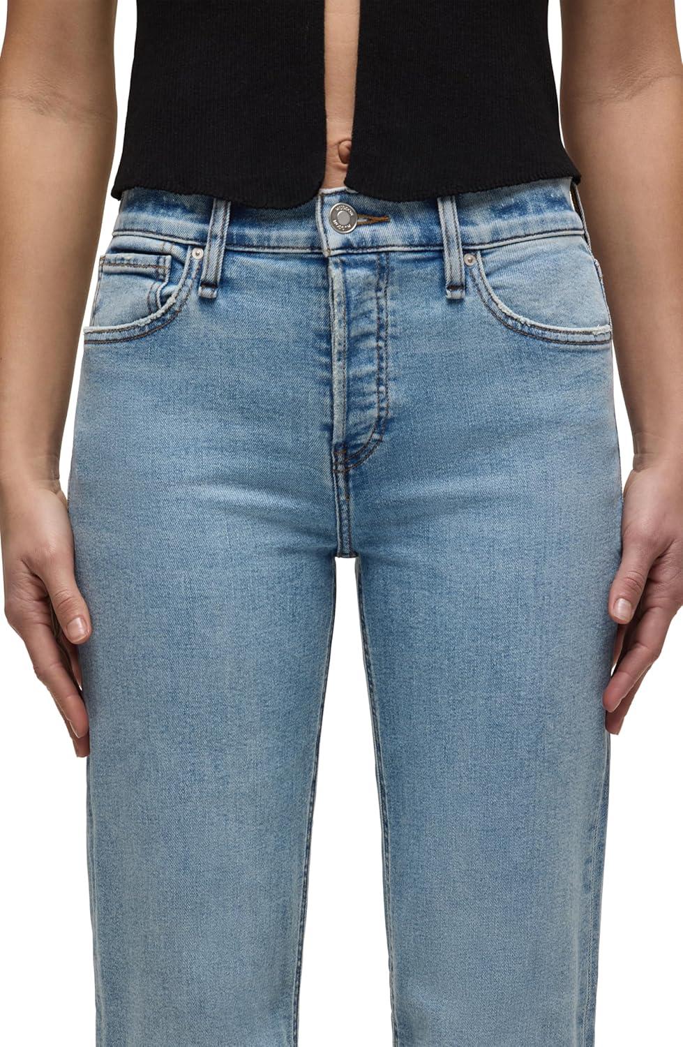 imageHUDSON Womens Rosie Petite High Rise Wide Leg JeanNew Oak