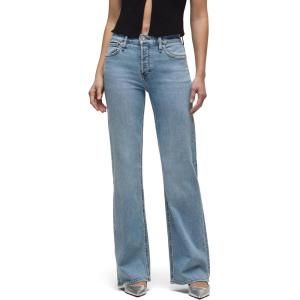 HUDSON Womens Rosie Petite High Rise Wide Leg Jean(New Oak)