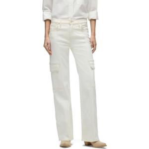 Hudson Womens Rosie High-Rise Cargo Wide Leg(Ecru)