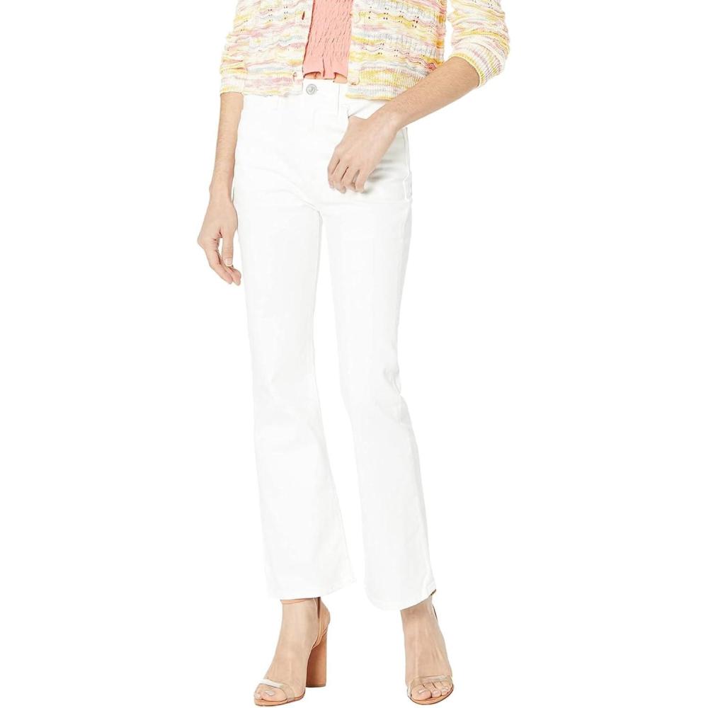 imageHUDSON Womens Barbara High Rise Bootcut Crop JeanWhite