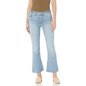 HUDSON Womens Barbara High Rise Bootcut Crop Jean(Lightless)