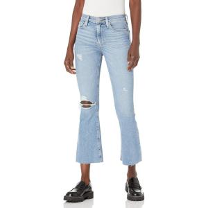 HUDSON Womens Barbara High Rise Bootcut Crop Jean(Summer Time)