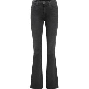 Hudson Womens Barbara High Rise Bootcut Jean(Washed Black)