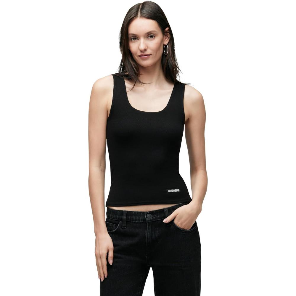 imageHUDSON Womens Scoop Neck Tank TopBlack