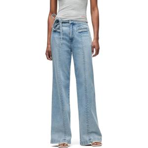 Hudson Womens Tie Waist Pintuck Trouser Pant(Daylight)