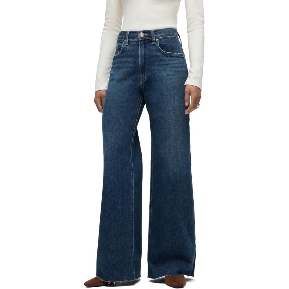 imageHudson Womens Jodie High Rise Loose Fit Wide Leg JeanOlympia