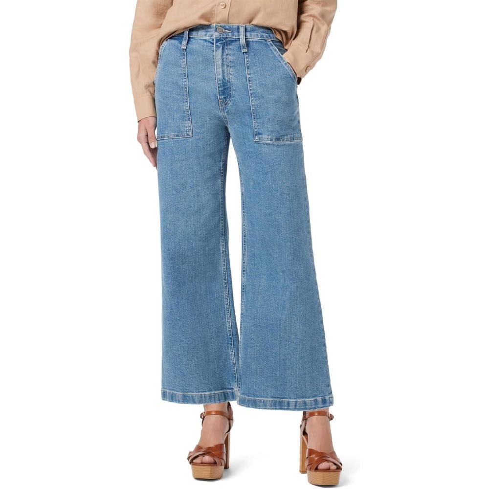 imageHudson Womens Jodie High Rise Loose Fit Wide Leg JeanWest Lake