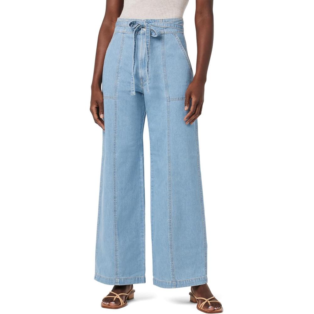 imageHudson Womens Tie Waist Wide Leg TrouserFirst Class Barefoot