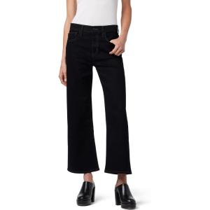 Hudson Womens High-Rise Welt Pocket Cargo Wide Leg(Black Rinse)