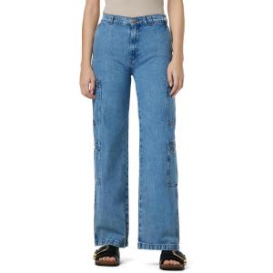 Hudson Womens High-Rise Welt Pocket Cargo Wide Leg(Sandlot)