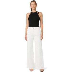 Hudson Womens Jodie High Rise Loose Fit Wide Leg Jean(Classic White)