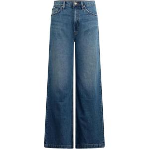 Hudson Womens Jodie High Rise Loose Fit Wide Leg Jean(Polaris)