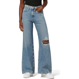Hudson Womens Jodie High Rise Loose Fit Wide Leg Jean(Thunder Destructed)