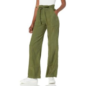 Hudson Womens Tie Waist Wide Leg Trouser(Cypress)