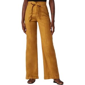 Hudson Womens Tie Waist Wide Leg Trouser(Desert Sand)