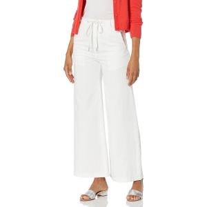 Hudson Womens Tie Waist Wide Leg Trouser(White)