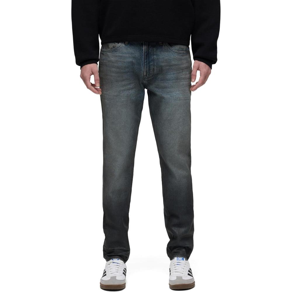 imageHudson Men Zack Skinny JeanCoated Charcoal