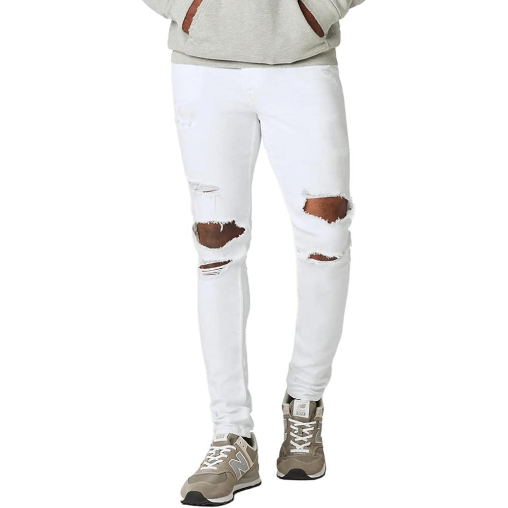 imageHudson Men Zack Skinny JeanWhite 21