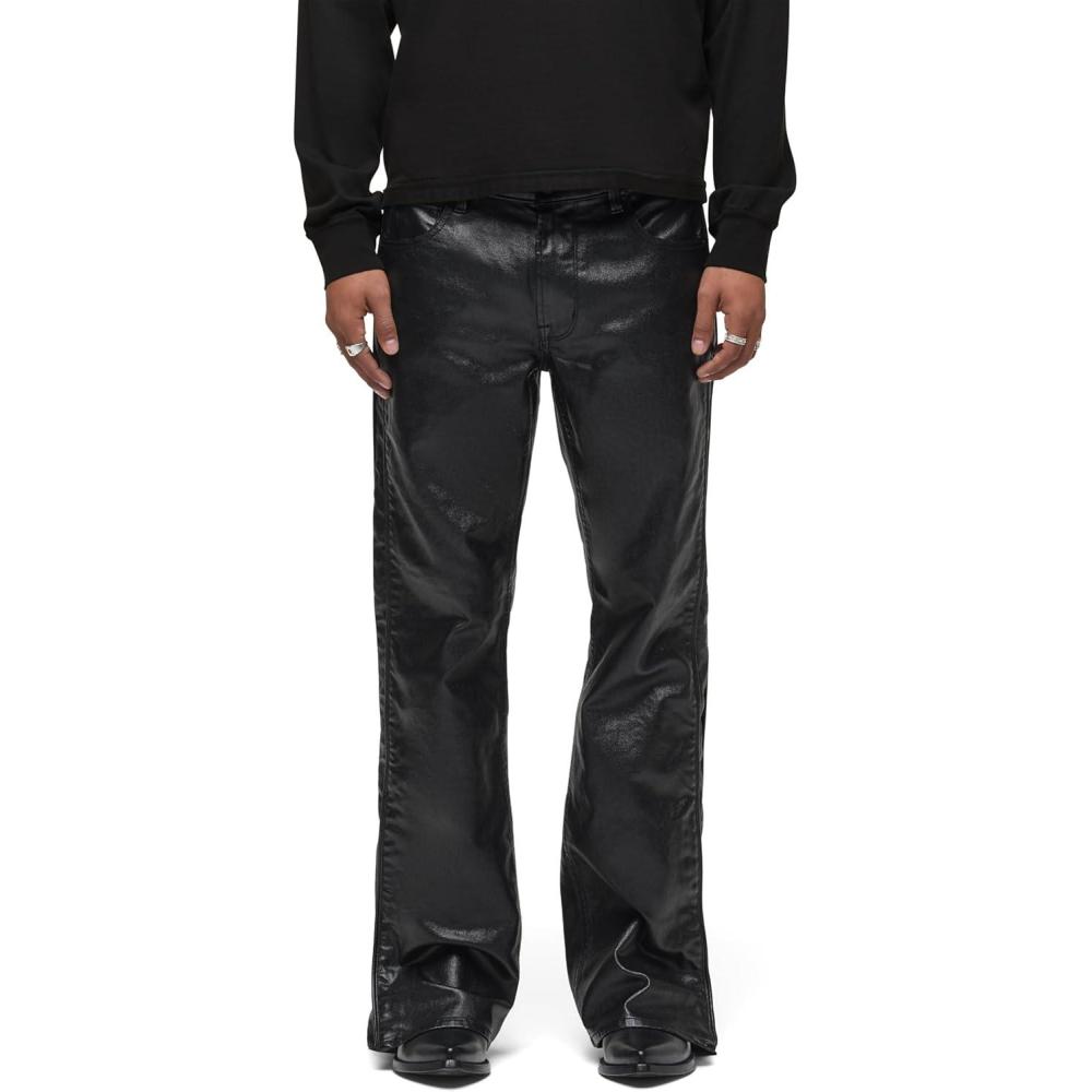 imageHudson Mens Walker Track JeanCoated Onyx