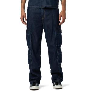 Hudson Mens Wide Leg Cargo Jean(Dark Chambray)