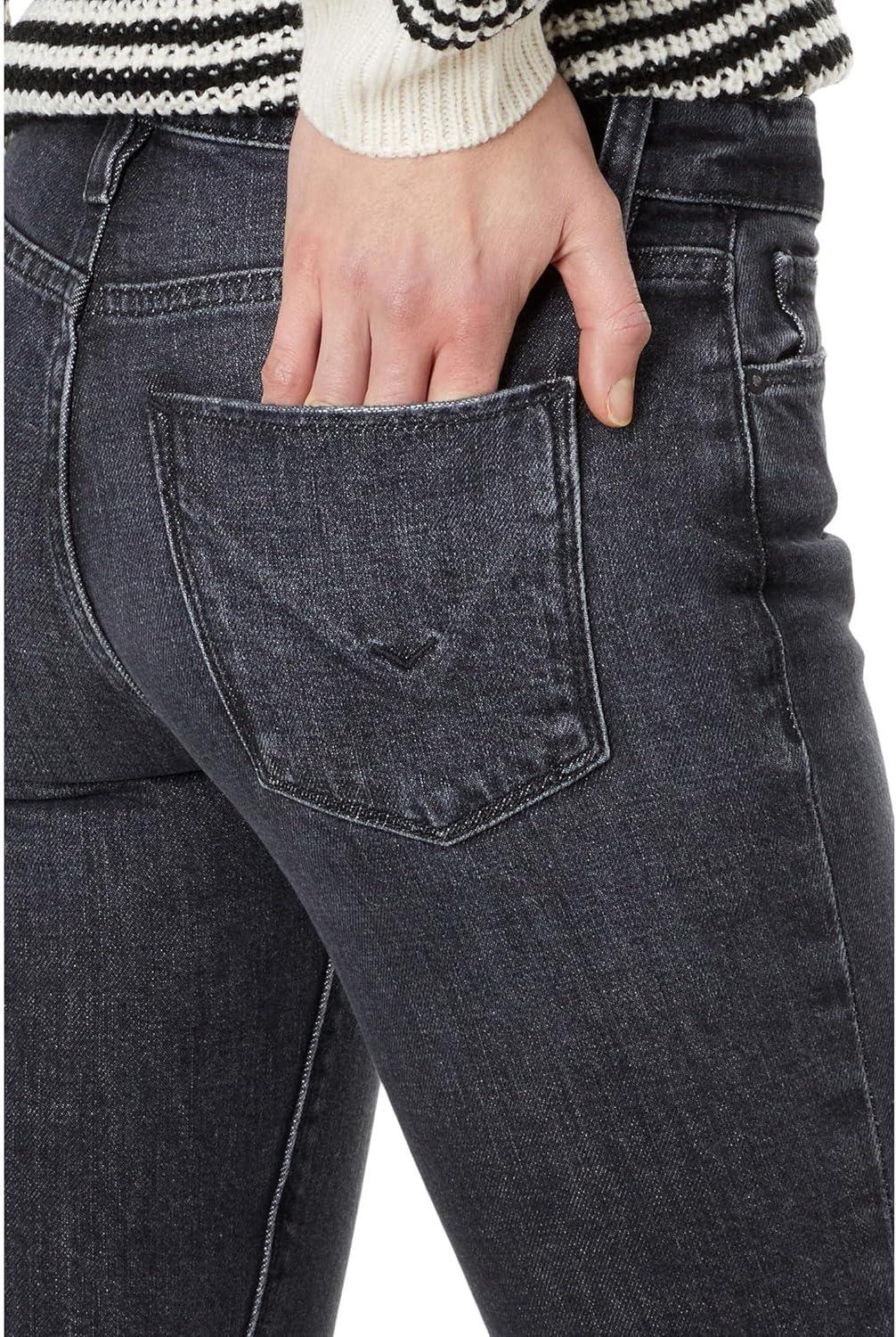 image:imageHudson Jeans Womens Barbara High Waist Bootcut JeanBlack Star