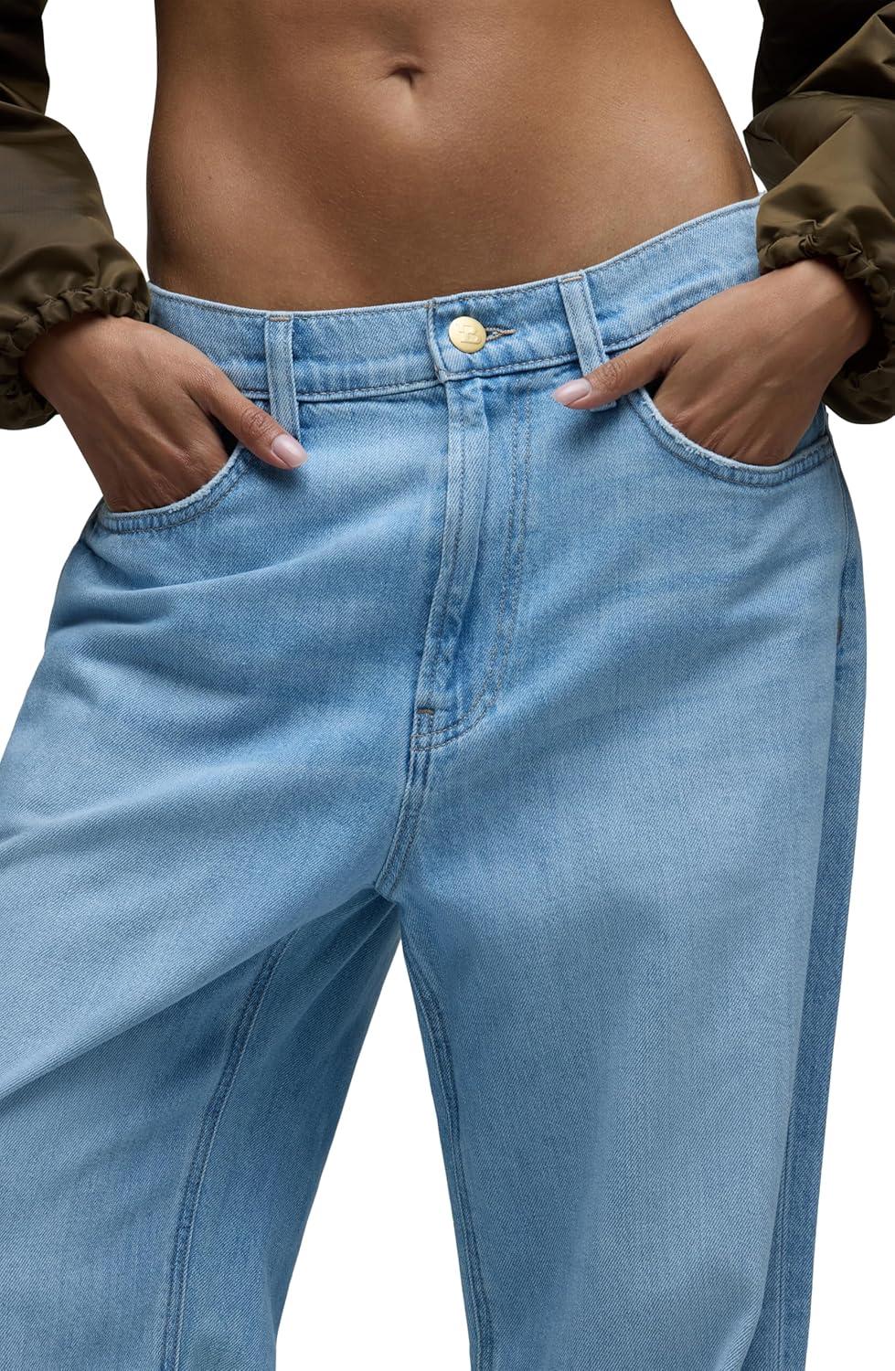 image:imageHudson Womens Brooks Nader Low amp Loose JeanPoolside