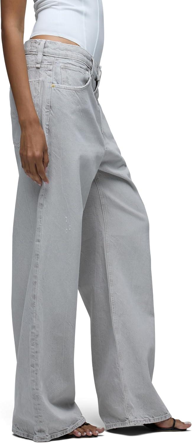 image:imageHudson Womens Brooks Nader Low amp Loose JeanStone Grey