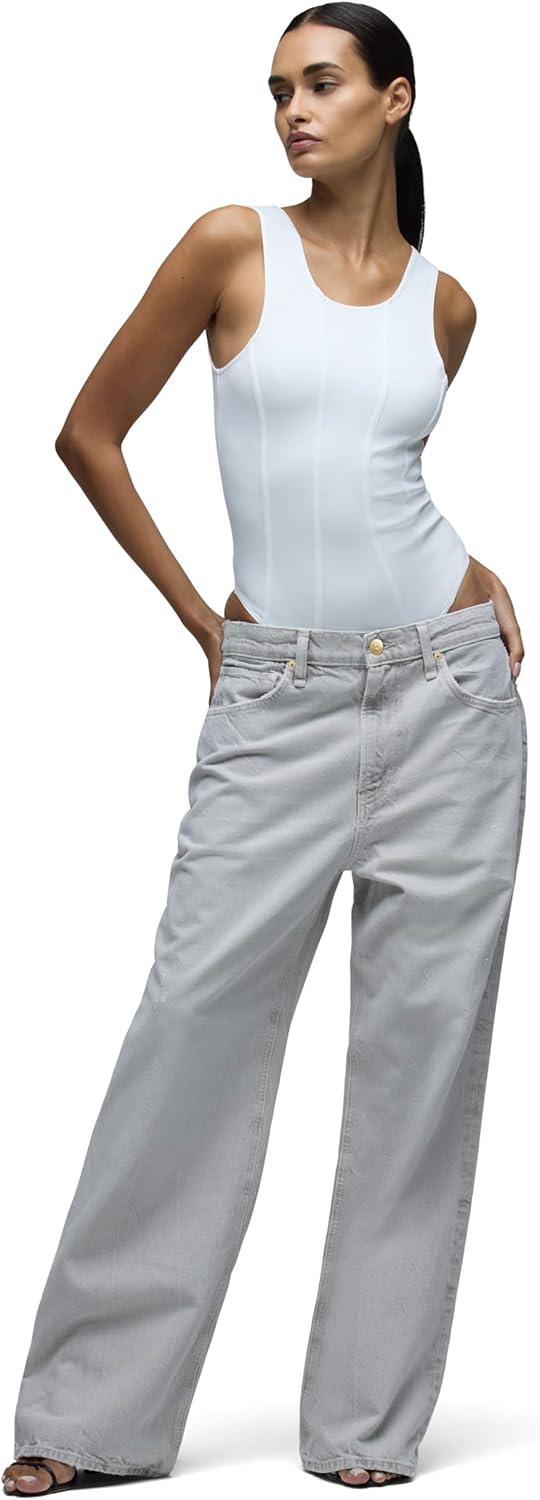 image:imageHudson Womens Brooks Nader Low amp Loose JeanStone Grey