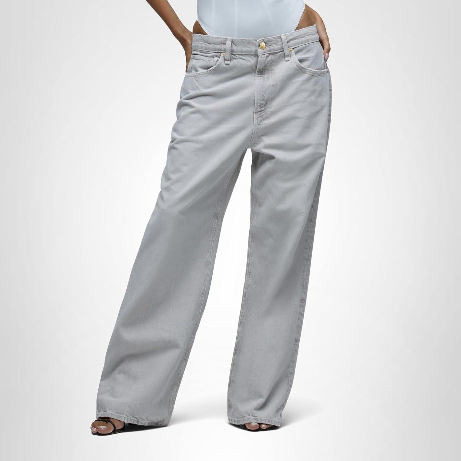 image:imageHudson Womens Brooks Nader Low amp Loose JeanStone Grey