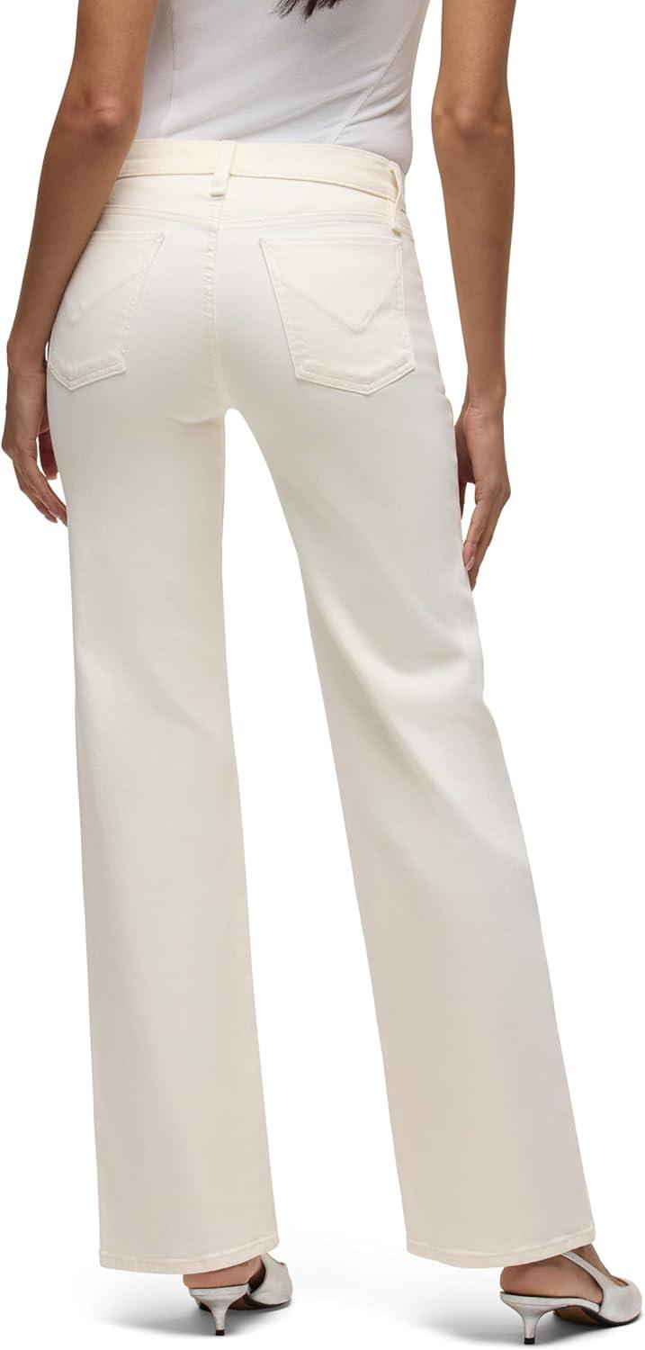 image:imageHudson Womens Kelli Low Rise Loose Fit Straight Leg JeanEcru