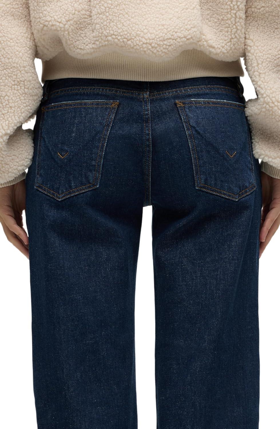 image:imageHudson Womens Kelli Low Rise Loose Fit Straight Leg JeanEve