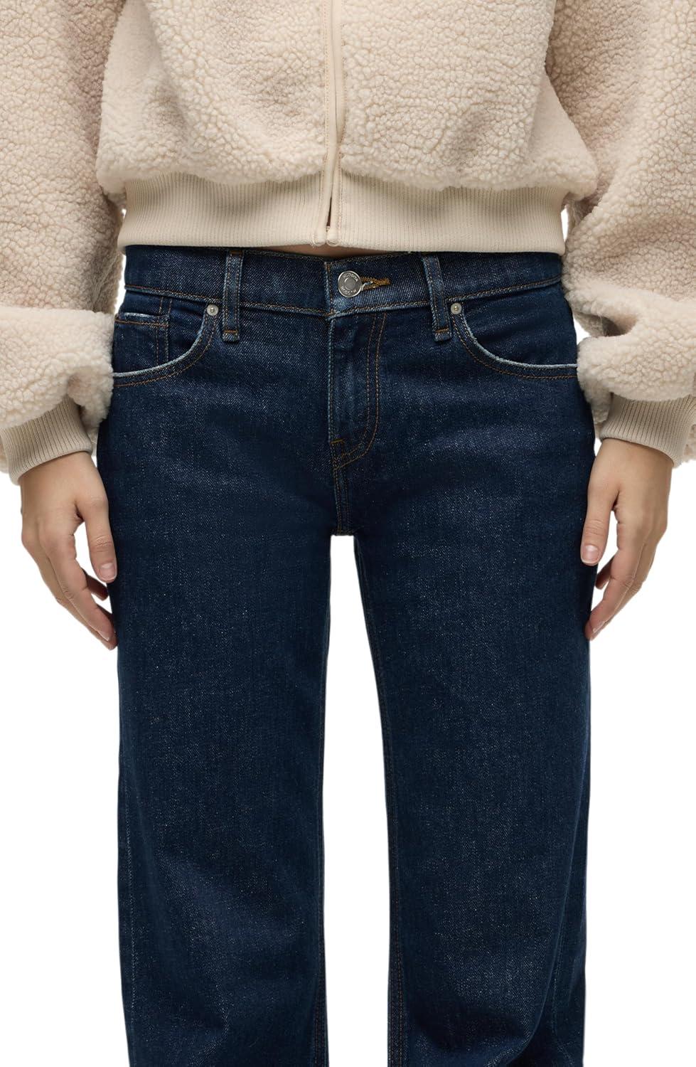 image:imageHudson Womens Kelli Low Rise Loose Fit Straight Leg JeanEve