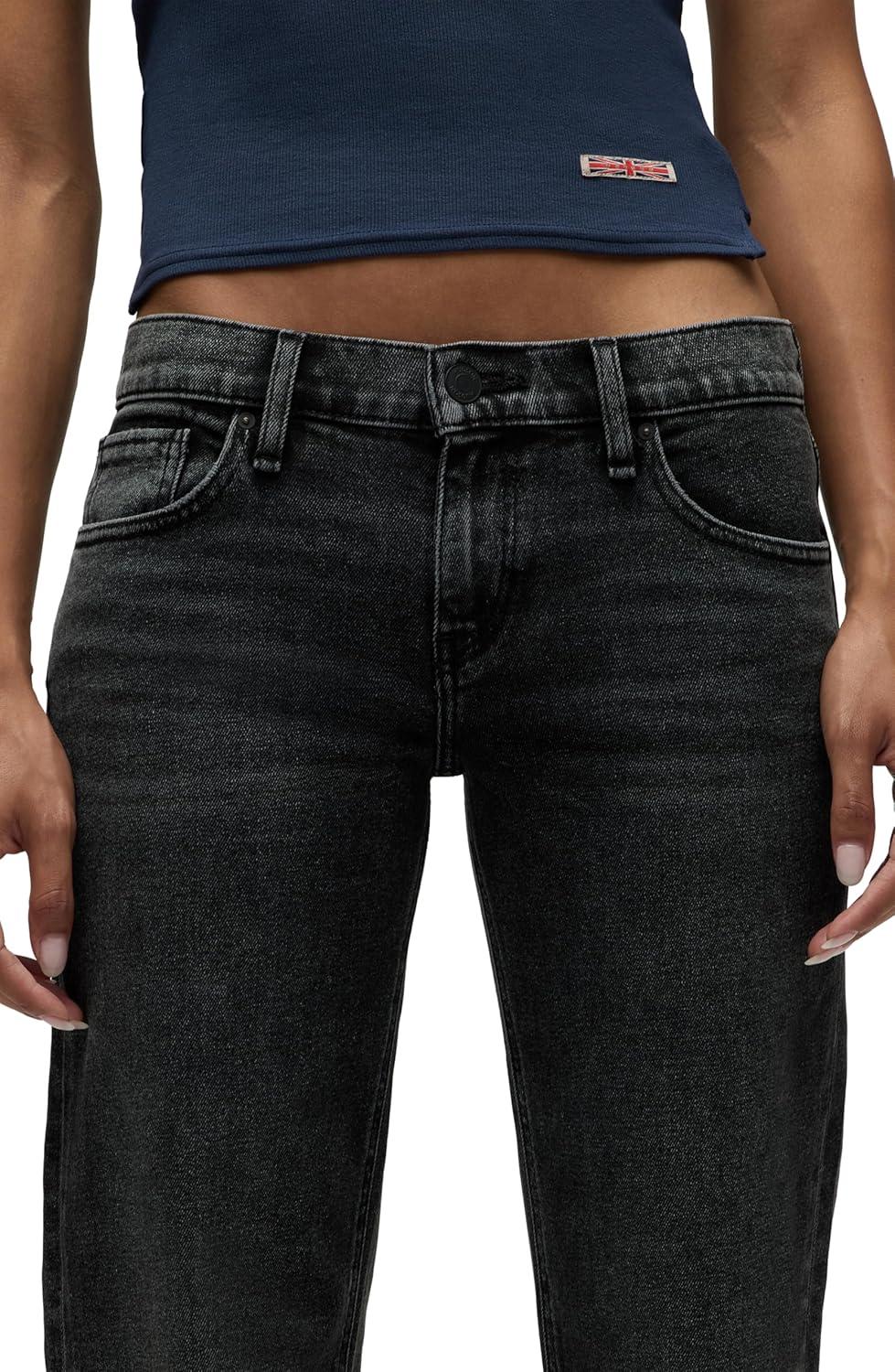 image:imageHudson Womens Kelli Low Rise Loose Fit Straight Leg JeanGrander