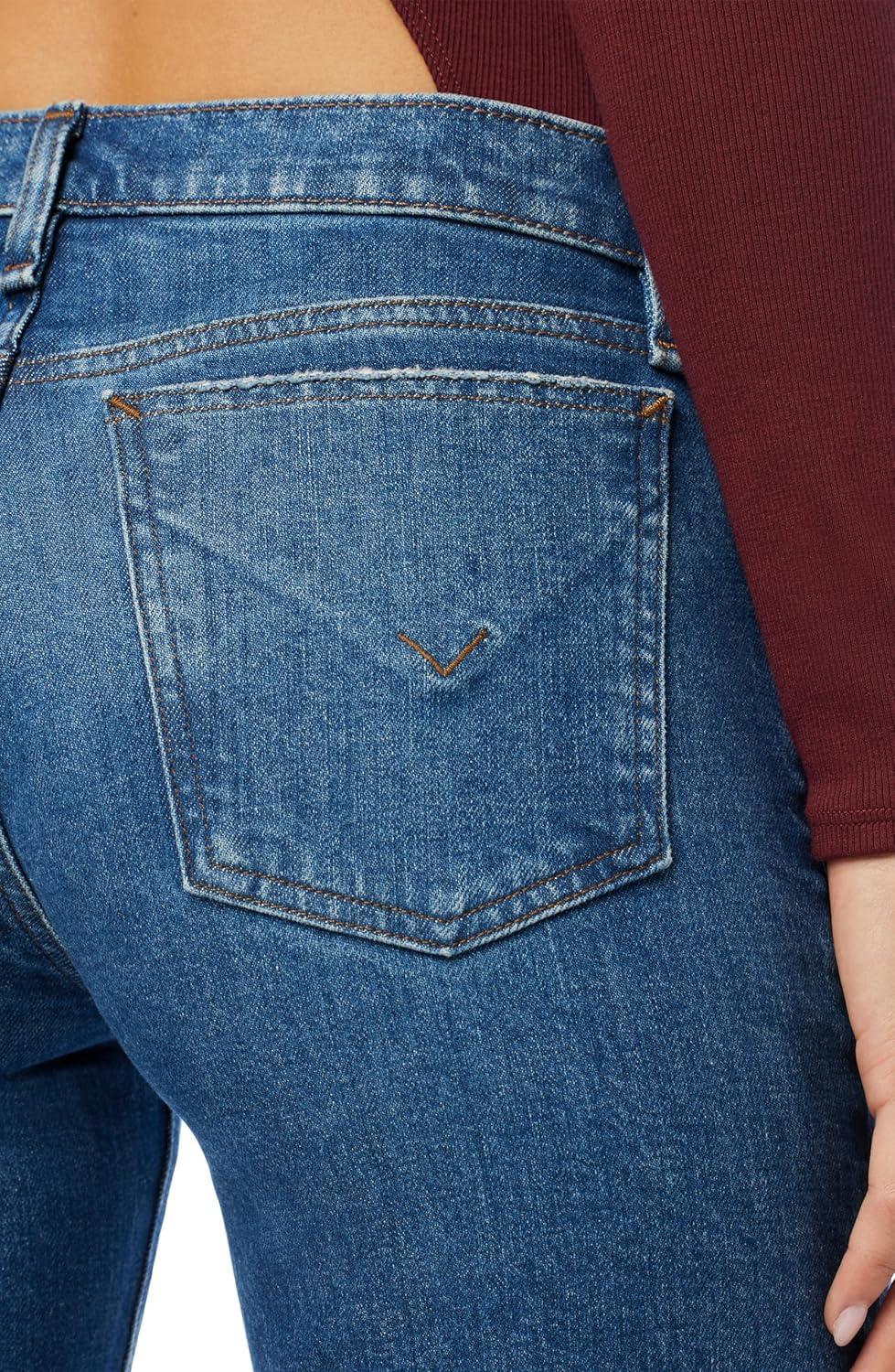 image:imageHudson Womens Kelli Low Rise Loose Fit Straight Leg JeanMoon Walk