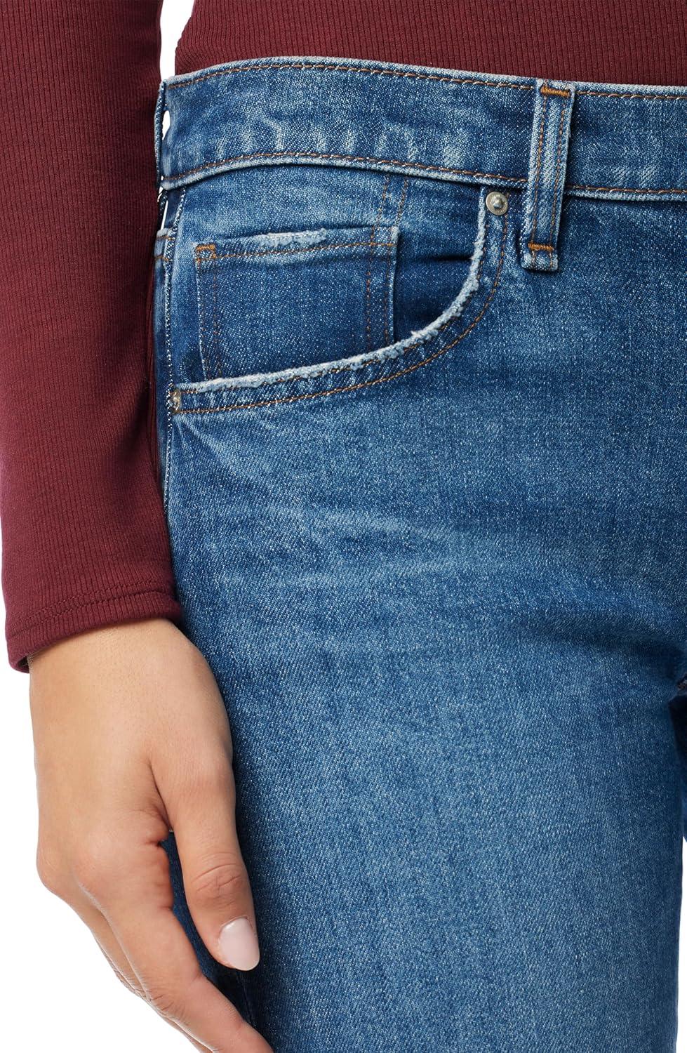 image:imageHudson Womens Kelli Low Rise Loose Fit Straight Leg JeanMoon Walk