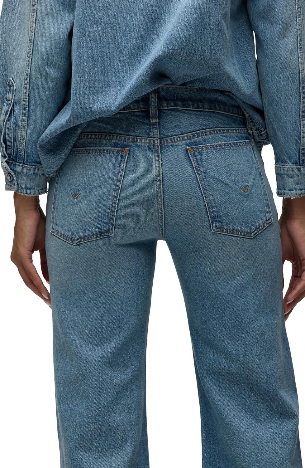 image:imageHudson Womens Kelli Low Rise Loose Fit Straight Leg JeanSynergy