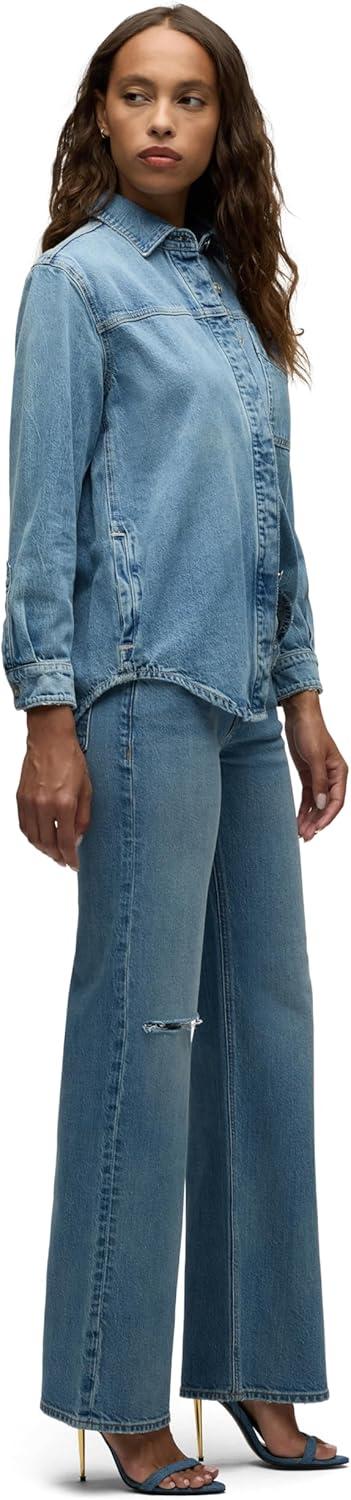 image:imageHudson Womens Kelli Low Rise Loose Fit Straight Leg JeanSynergy