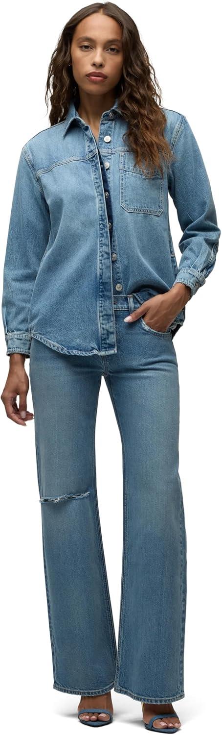 image:imageHudson Womens Kelli Low Rise Loose Fit Straight Leg JeanSynergy