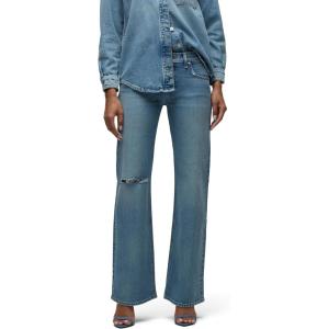 Hudson Womens Kelli Low Rise Loose Fit Straight Leg Jean(Synergy)