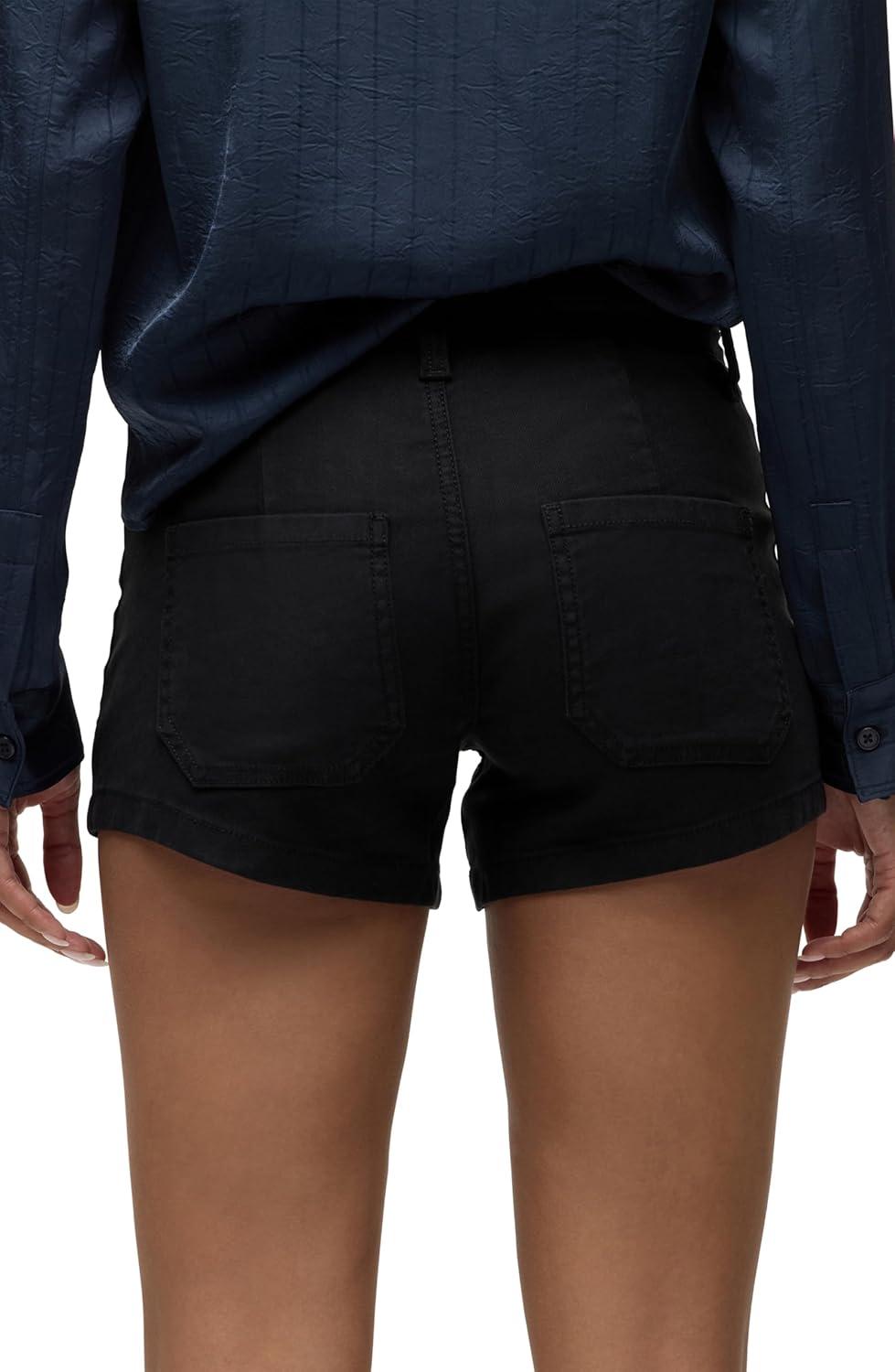 image:imageHudson Womens MidRise Patch Pocket Denim ShortBlack Beauty