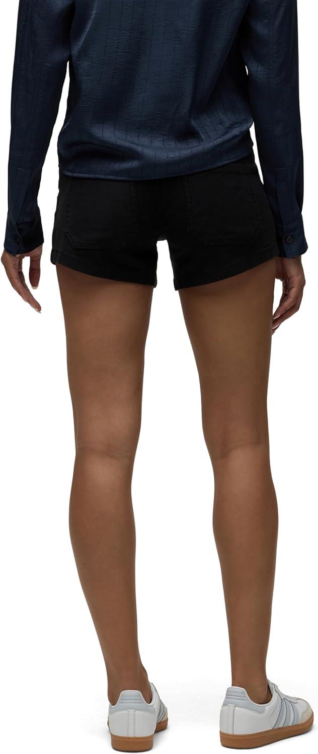 image:imageHudson Womens MidRise Patch Pocket Denim ShortBlack Beauty