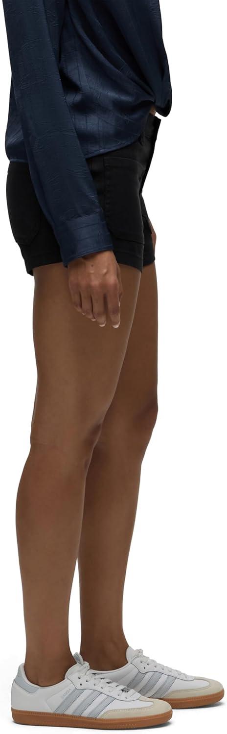 image:imageHudson Womens MidRise Patch Pocket Denim ShortBlack Beauty