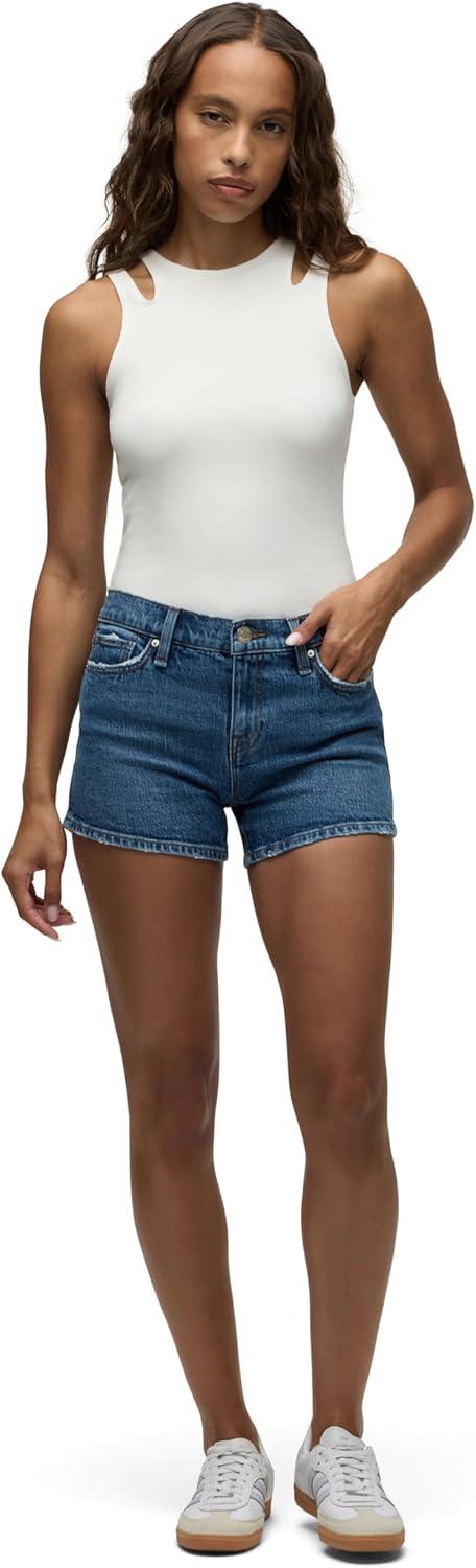 image:imageHudson Womens MidRise Patch Pocket Denim ShortCatalonia