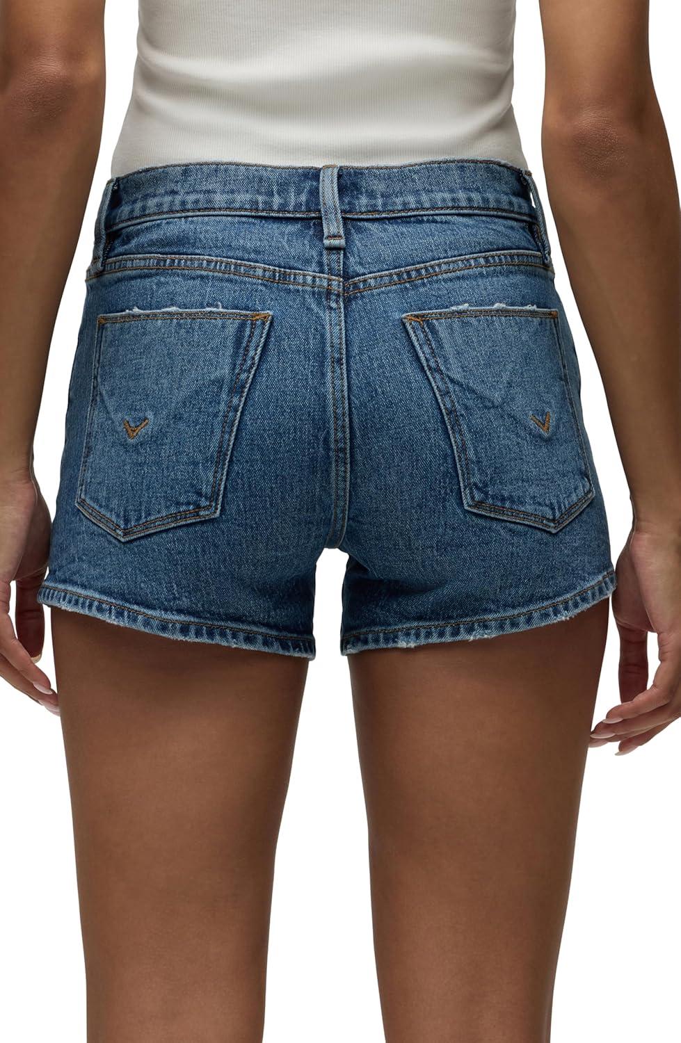 image:imageHudson Womens MidRise Patch Pocket Denim ShortCatalonia