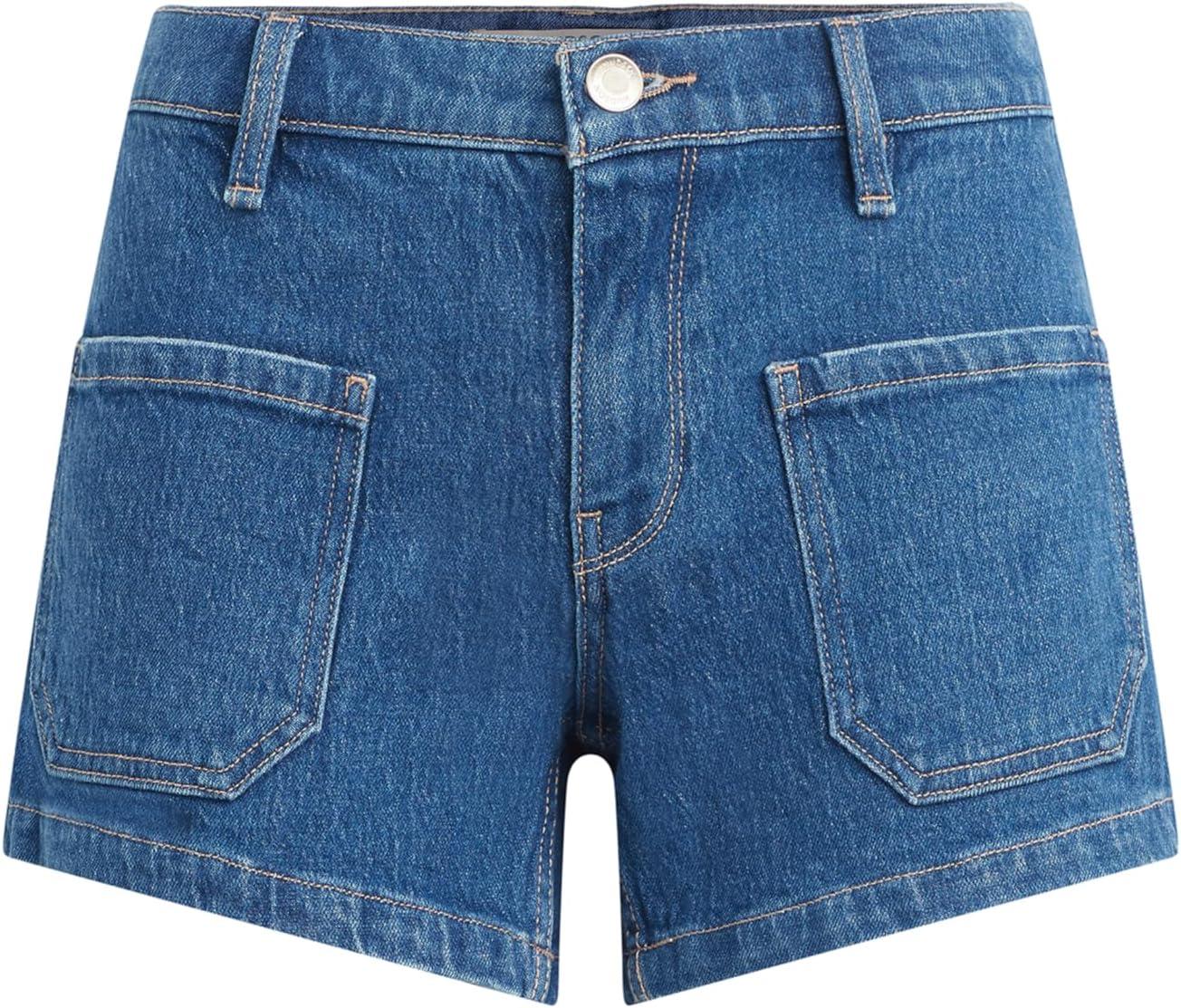 image:imageHudson Womens MidRise Patch Pocket Denim ShortCity Life