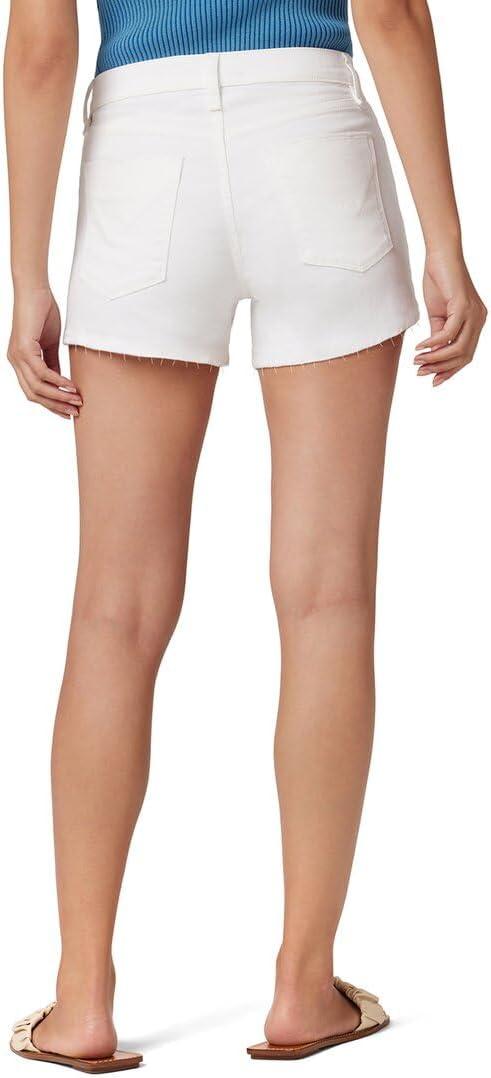 image:imageHudson Womens MidRise Patch Pocket Denim ShortClassic White