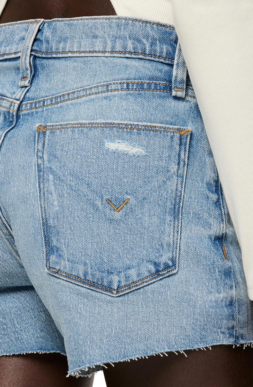 image:imageHudson Womens MidRise Patch Pocket Denim ShortClover